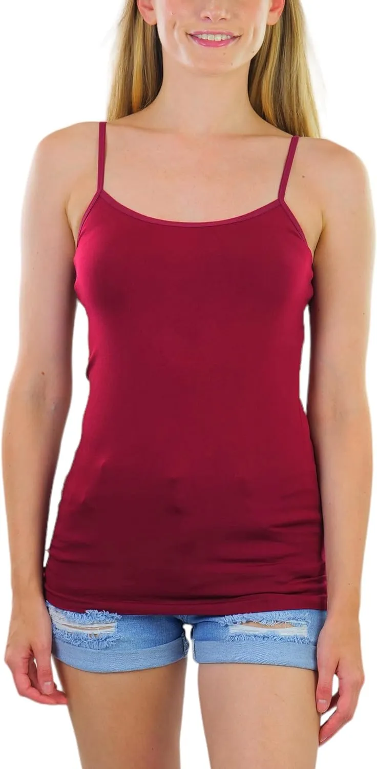 ToBeInStyle Women's Stretch Layering Scoop Neck Camisole Tanks & Camis