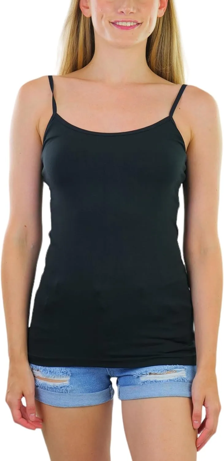 ToBeInStyle Women's Stretch Layering Scoop Neck Camisole Tanks & Camis