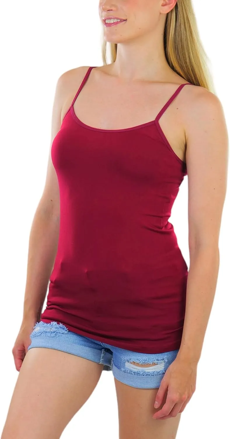ToBeInStyle Women's Stretch Layering Scoop Neck Camisole Tanks & Camis