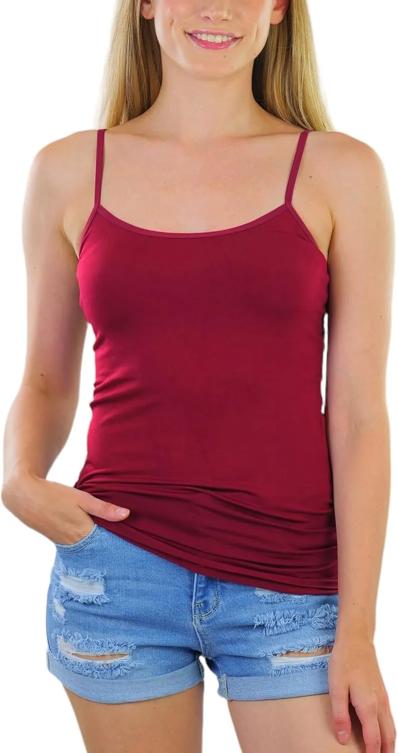 ToBeInStyle Women's Stretch Layering Scoop Neck Camisole Tanks & Camis