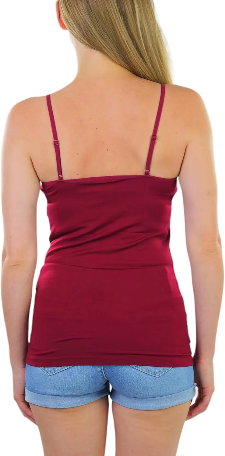 ToBeInStyle Women's Stretch Layering Scoop Neck Camisole Tanks & Camis