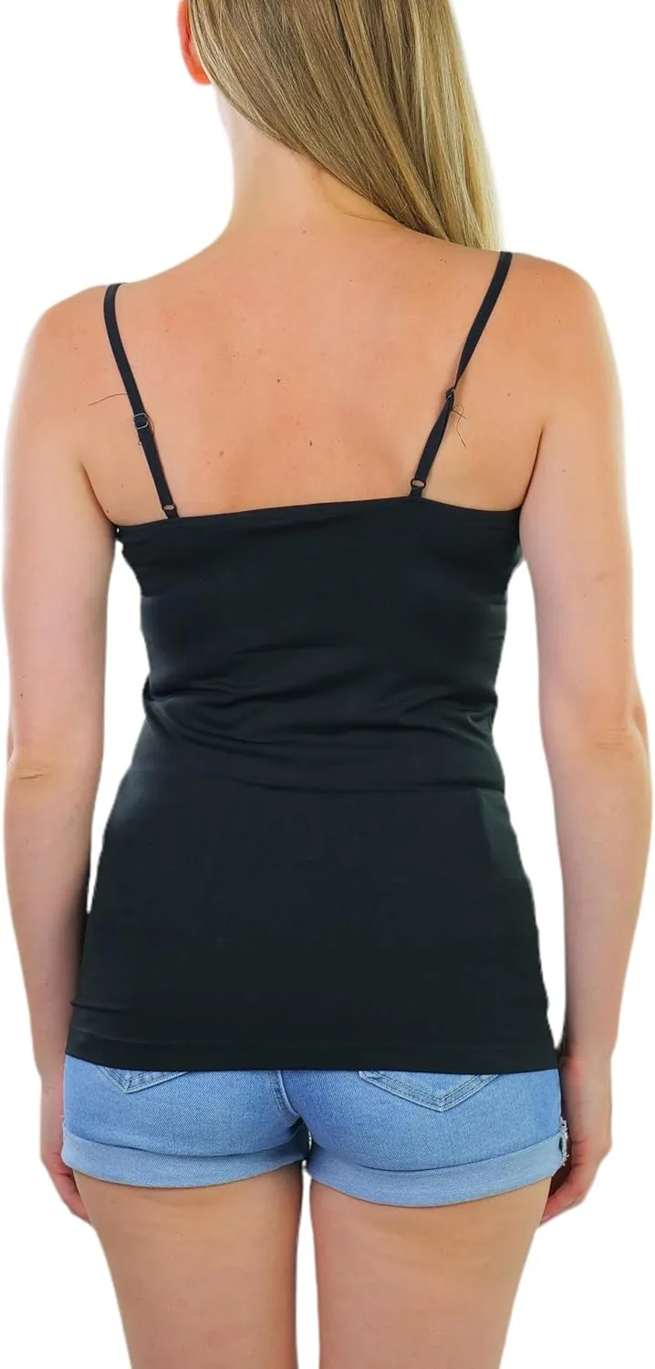 ToBeInStyle Women's Stretch Layering Scoop Neck Camisole Tanks & Camis