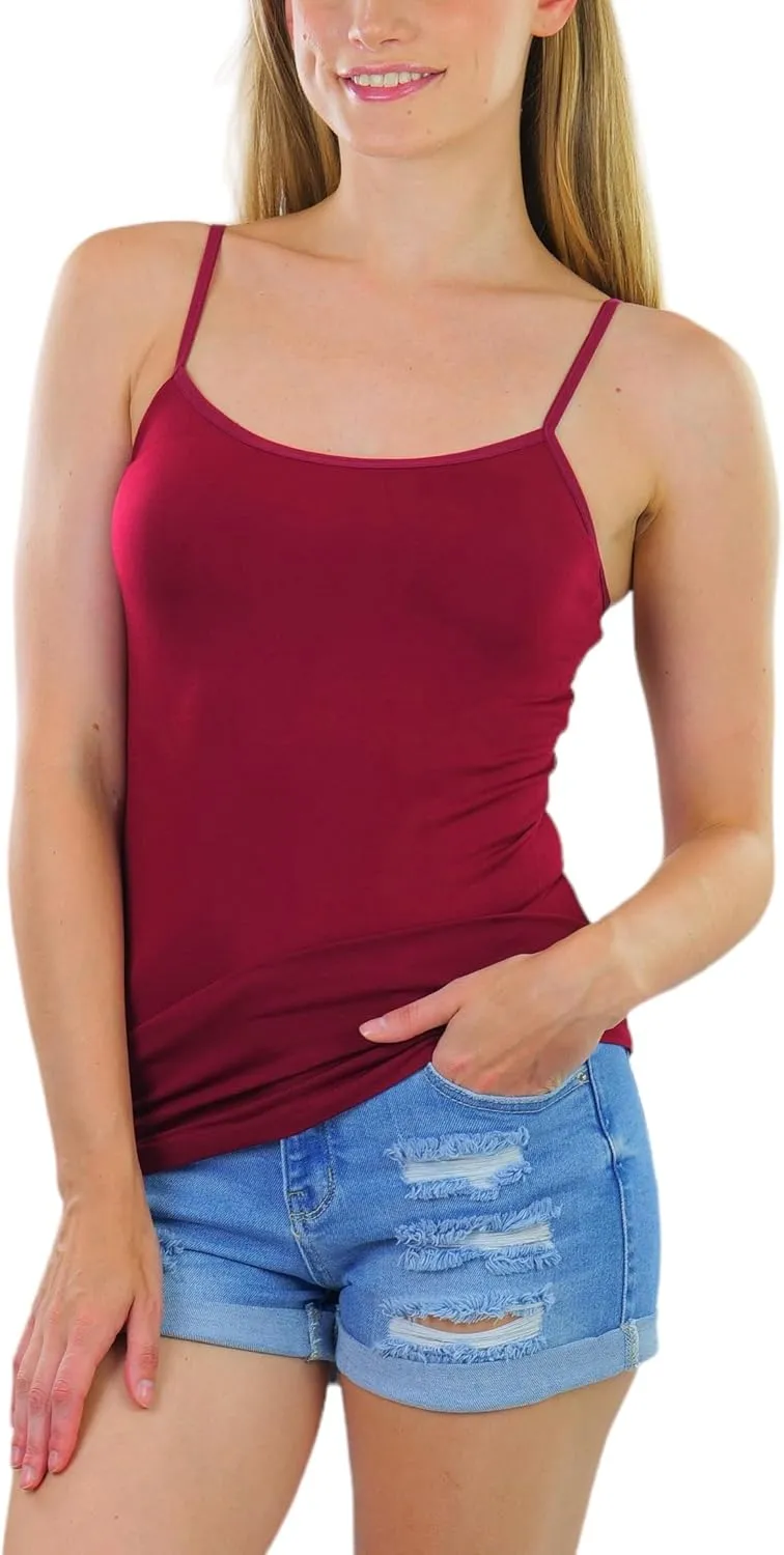 ToBeInStyle Women's Stretch Layering Scoop Neck Camisole Tanks & Camis