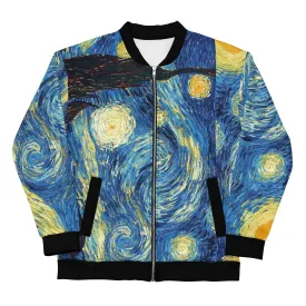 Van Gogh Inspired Starry Night Bomber Jacket