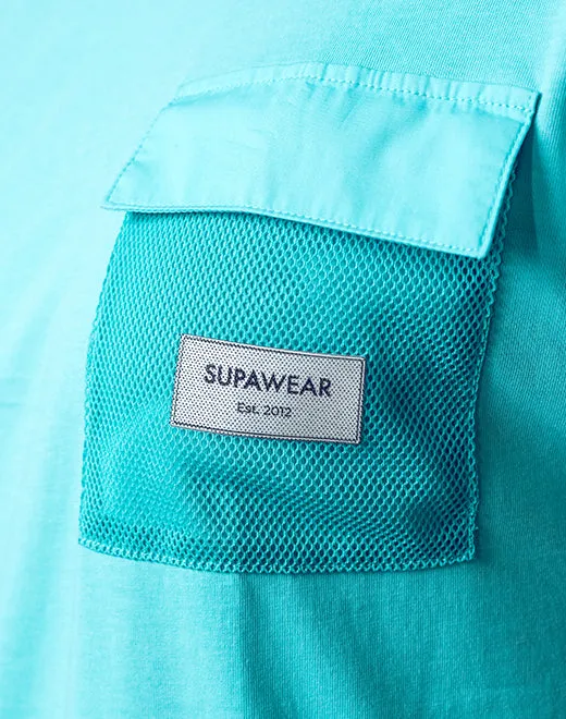 Wide-Cut Tank - Turquoise Blue