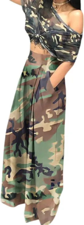 Wide Leg Palazzo Pants for Women, High Waist Business Casual Lounge Pants